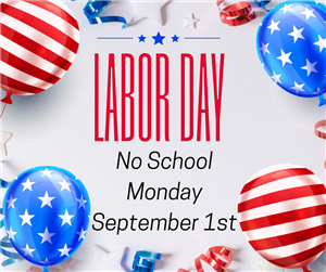 Labor Day - No School